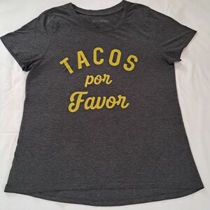 Gray Tacos Por Favor Women's Top